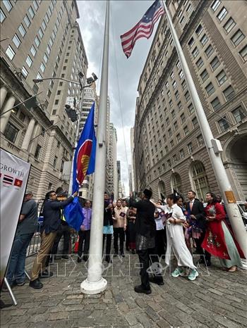 ASEAN flag raising ceremony held in US’s New York city