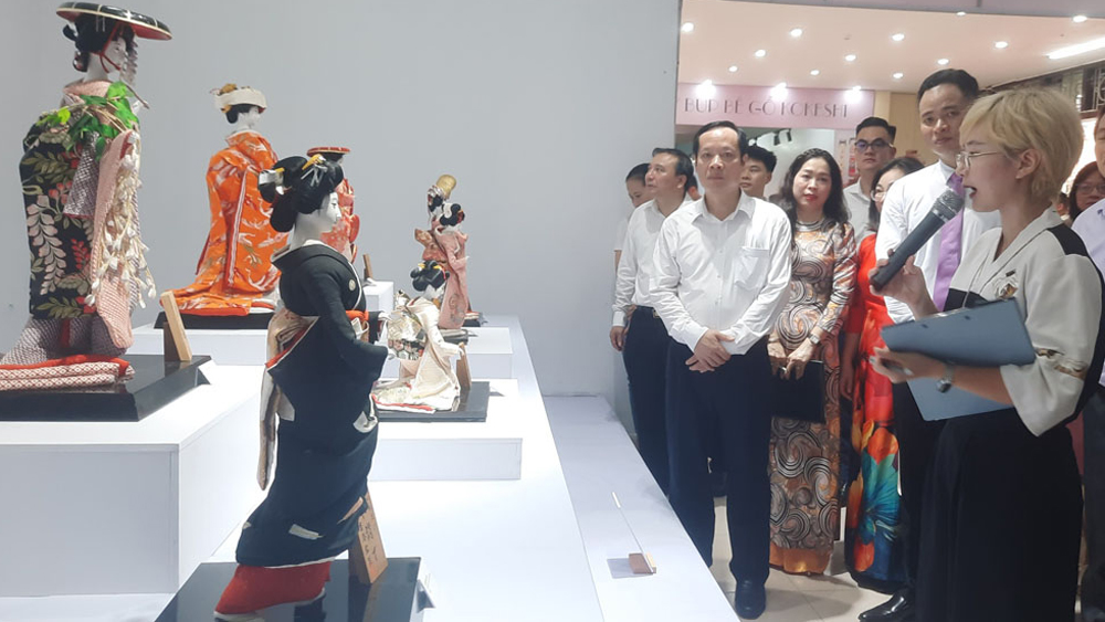 Japanese dolls on display in Bac Giang province