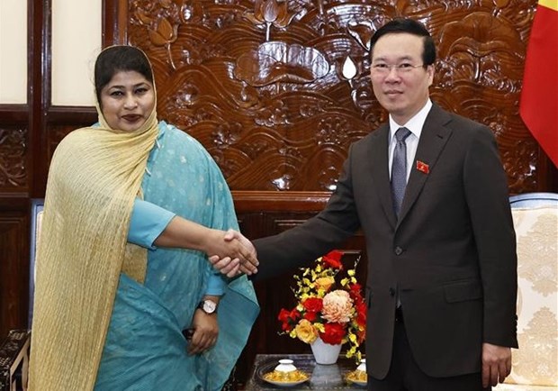 President suggests Vietnam, Bangladesh foster comprehensive cooperation