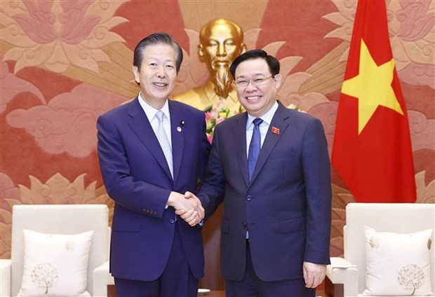 NA Chairman hosts Japan’s Komeito paty leader
