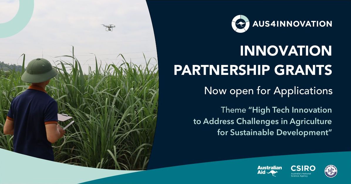 AUD2 million funding from Australia for tech-based innovation in agriculture and food
