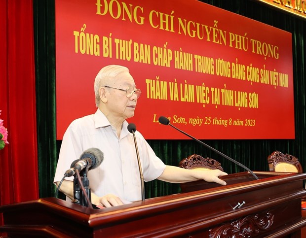 Party leader requests stronger improvements in Lang Son’s development