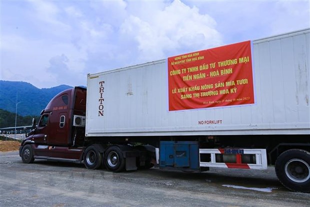 Hoa Binh exports over 17 tonnes of sugarcane to US