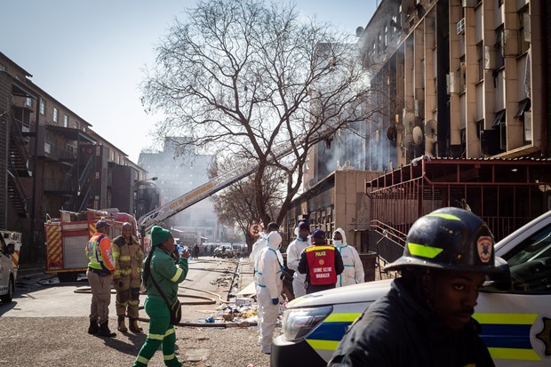Sympathies sent to South Africa over deadly Johannesburg fire