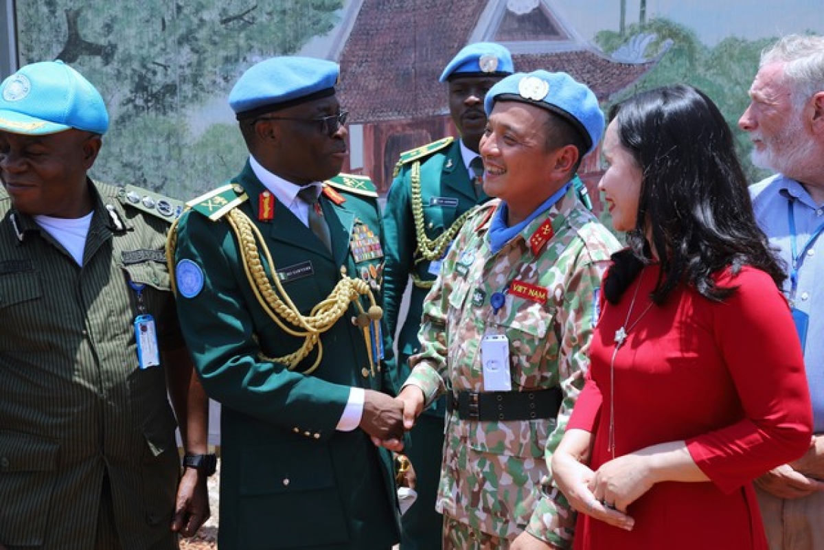 Vietnamese peacekeepers celebrate National Day in Abyei