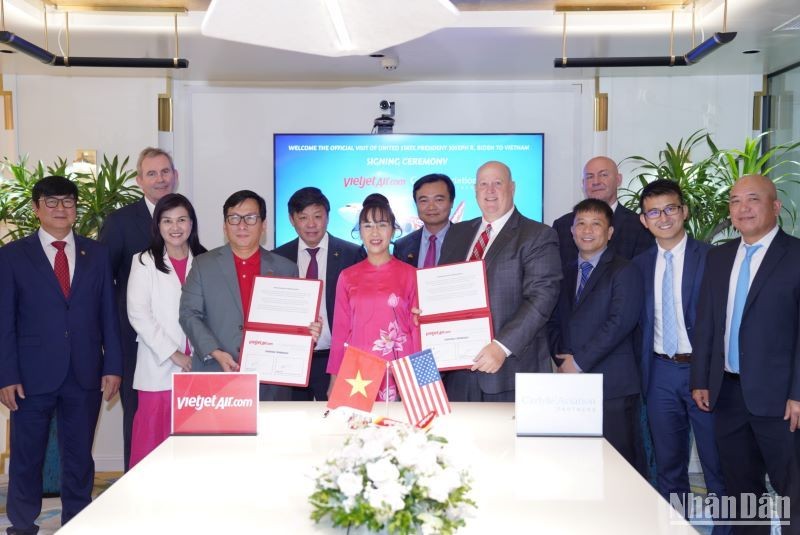 Vietjet and US group sign aircraft sponsorship worth USD550 million