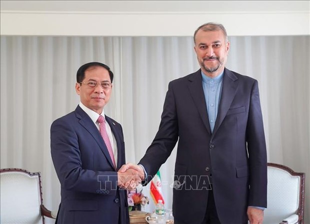 Vietnamese FM meets with Iranian, Mexican counterparts in New York