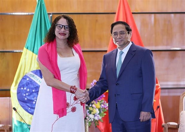 PM receives leaders of Communist Party of Brazil, friendship association