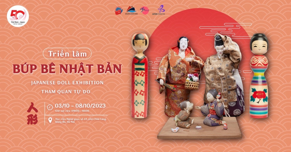 Traditional and modern Japanese dolls introduced in Hanoi