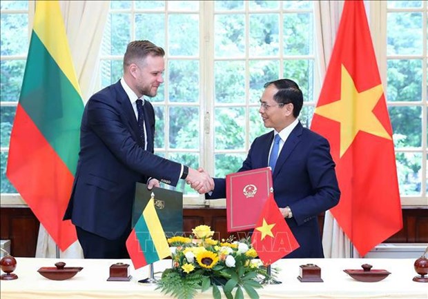 Vietnamese, Lithuanian FMs hold talks