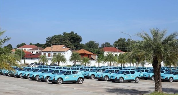 Vietnamese electric taxi services launched in Laos