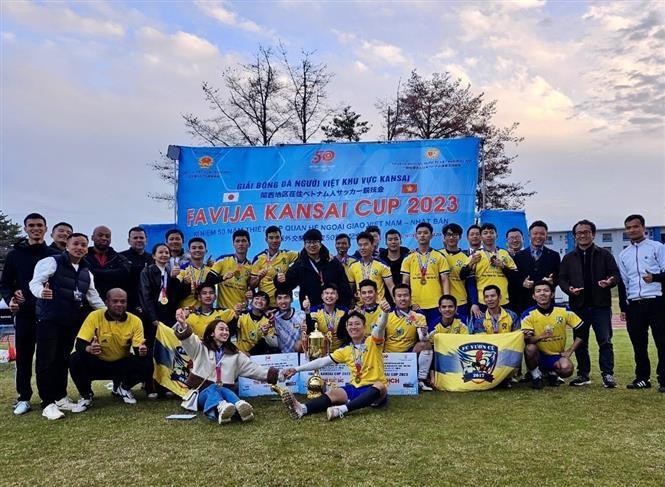 Football tournament held for Vietnamese community in Japan