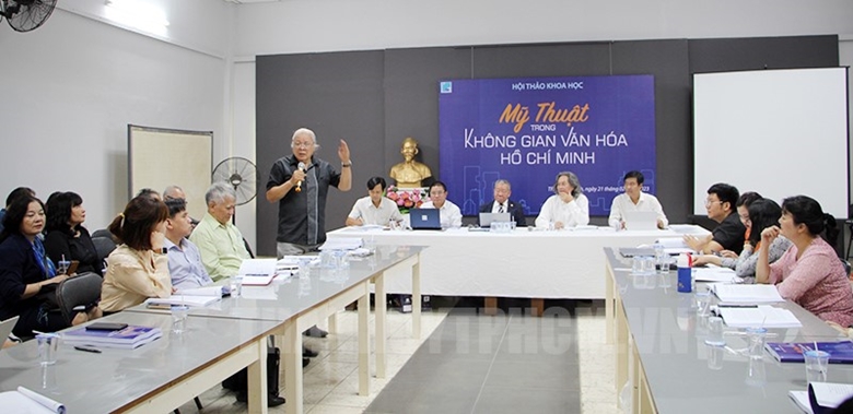 HCMC discusses fine art in Ho Chi Minh cultural space
