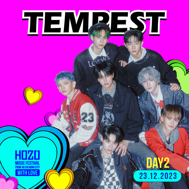 K-pop group TEMPEST to perform at the HOZO Super Fest 2023