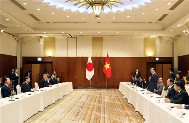 Vietnamese President receives leaders of Japanese prefectures