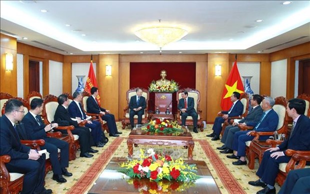 Senior Party official receives delegation of CPC Political and Legal Affairs Commission
