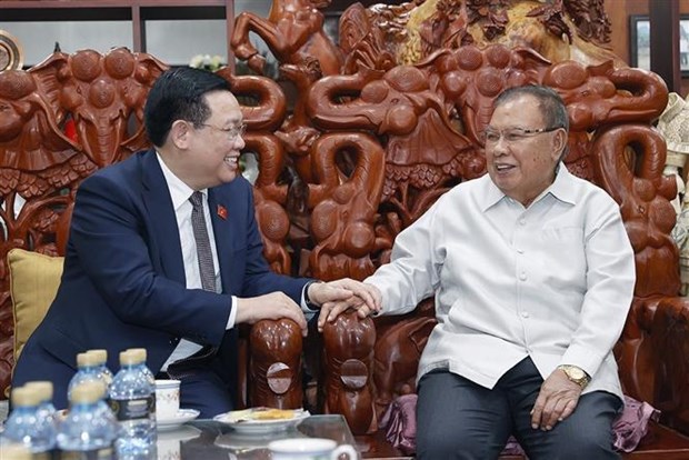 NA Chairman visits former Lao leaders