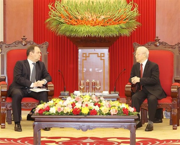 Party General Secretary receives Belarusian Prime Minister