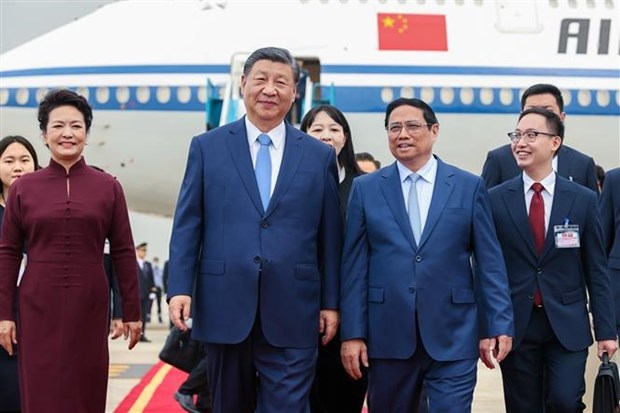 Chinese Party, State leader starts state visit to Vietnam