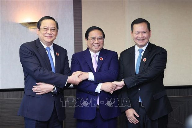 Vietnam, Laos, Cambodia pledge to boost solidarity in ensuring security