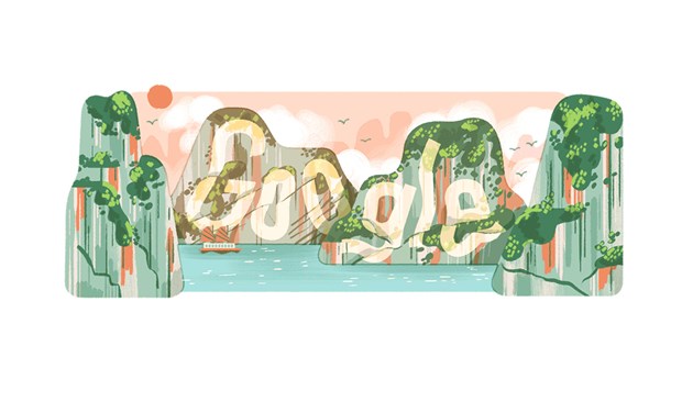 World Natural Heritage site Ha Long Bay honoured by Google
