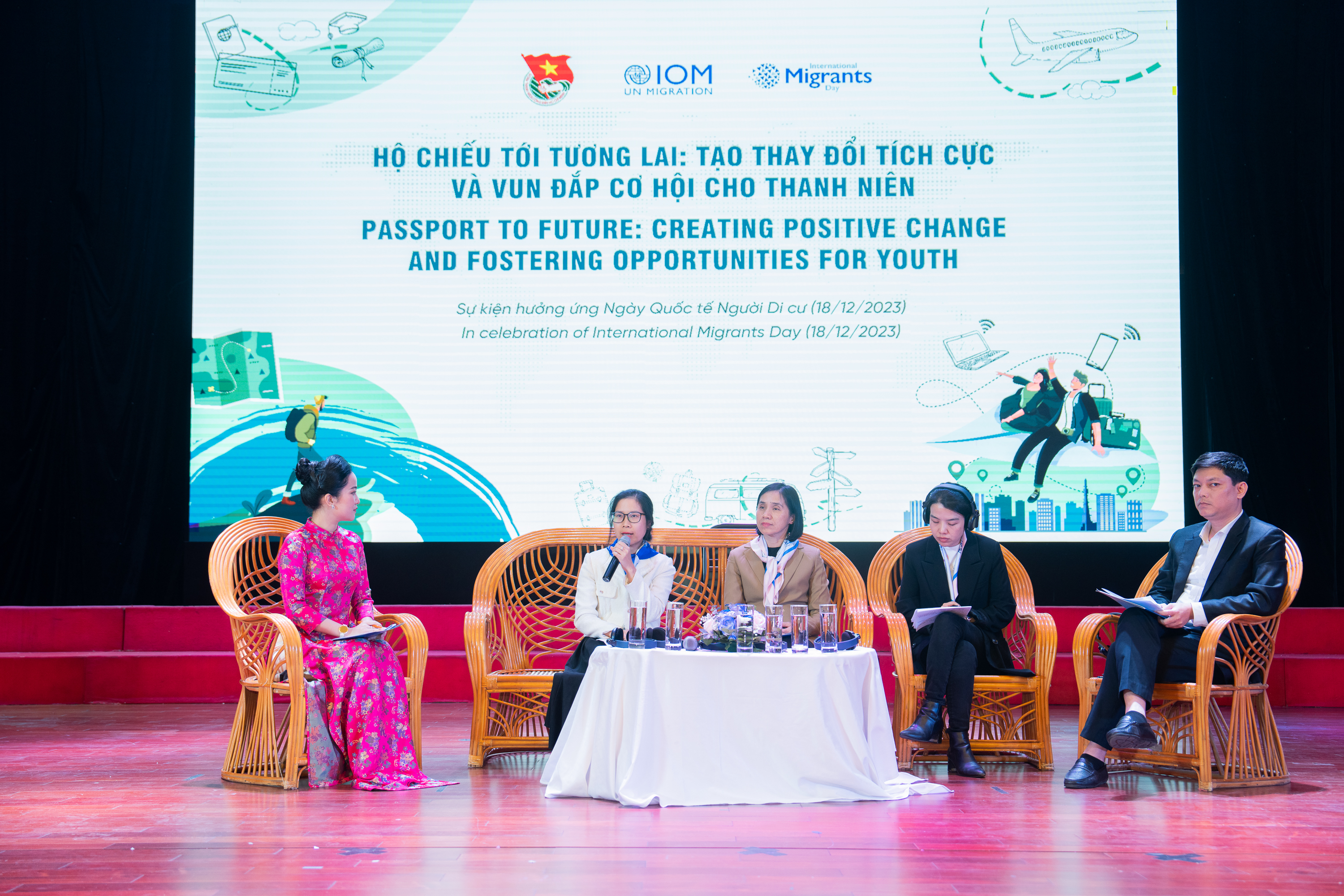 Youth take action towards positive future on International Migrants Day