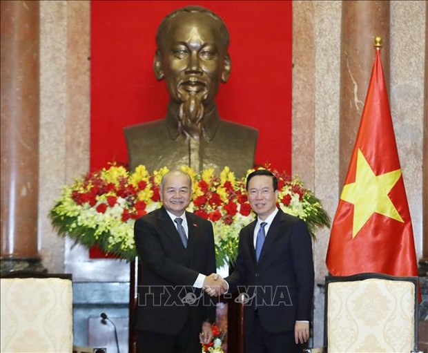 President hosts Lao Deputy Prime Minister