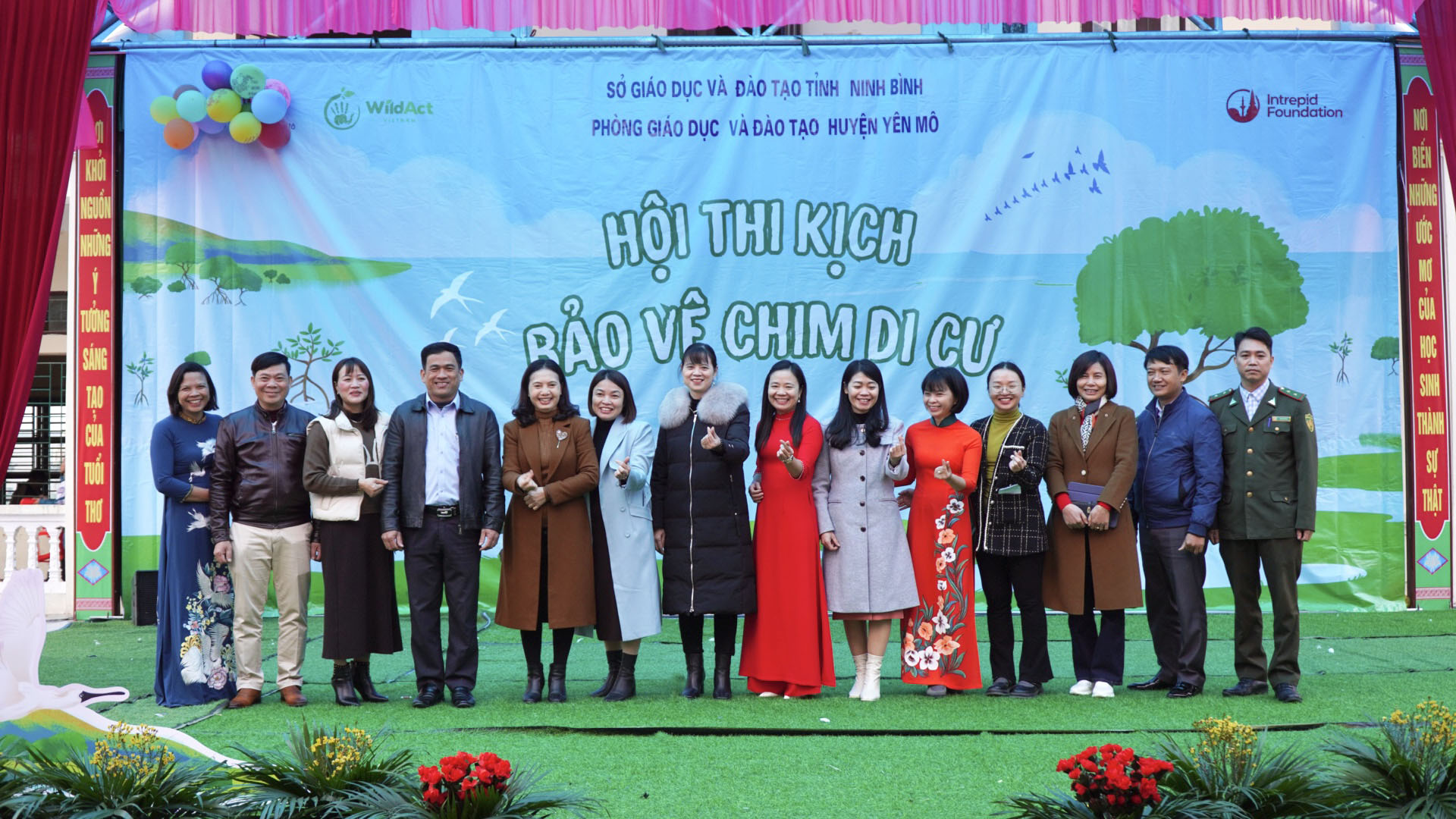 Over 1,000 students and teachers join drama competition on protecting migratory birds