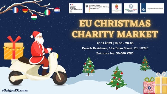 Diverse activities held at EU Christmas market in Ho Chi Minh City