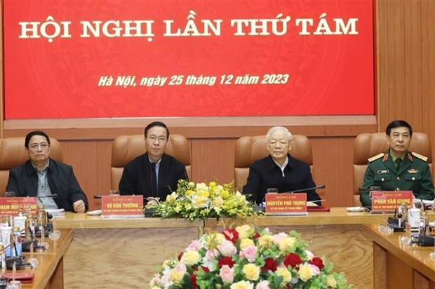 Party chief chairs Central Military Commission’s review conference