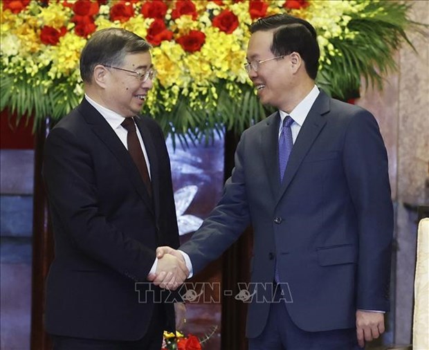 President hosts Chinese Party official