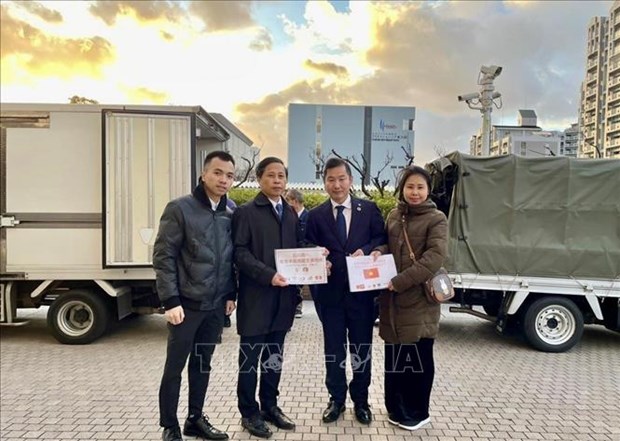 Vietnamese community in Japan continues to support quake-affected people