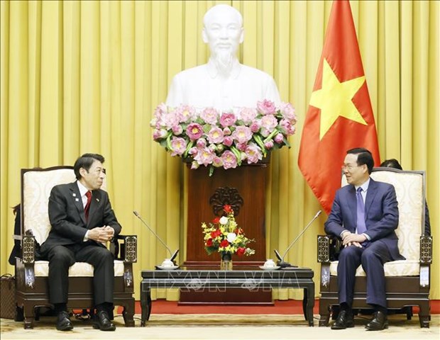 President welcomes Governor of Fukuoka prefecture