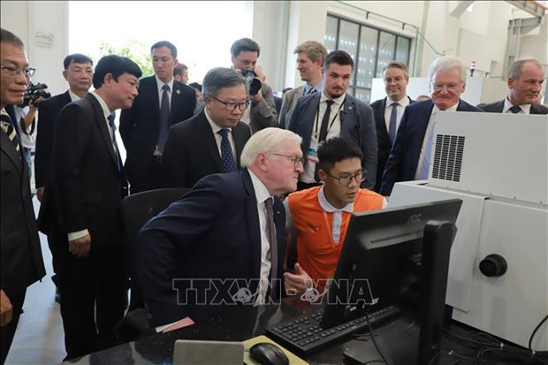 German President visits Vietnamese-German University