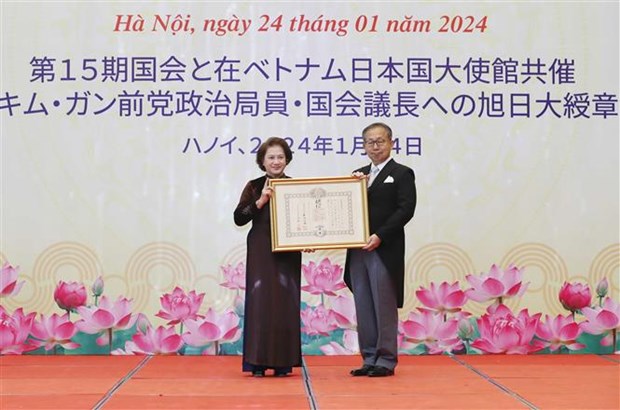 Former NA chairwoman honoured with Japan s order