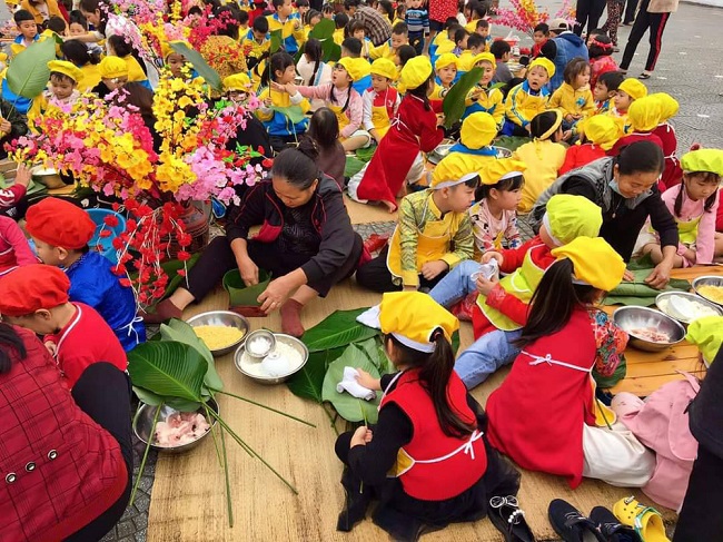 Exciting activities to experience traditional Tet in school