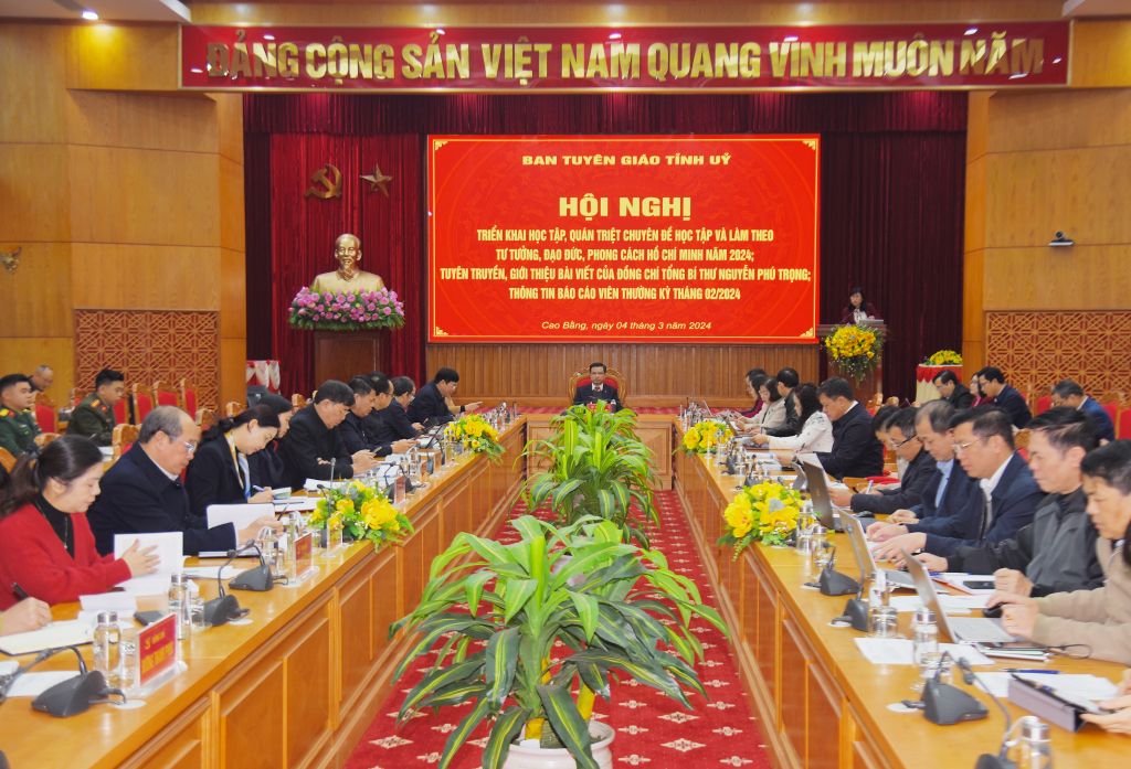 Cao Bang organizes special subject on studying and following Uncle Ho’s example