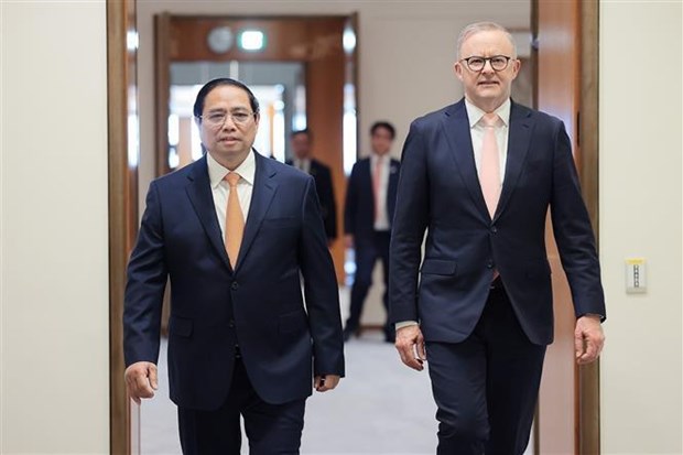 Vietnamese, Australian Prime Ministers hold talks