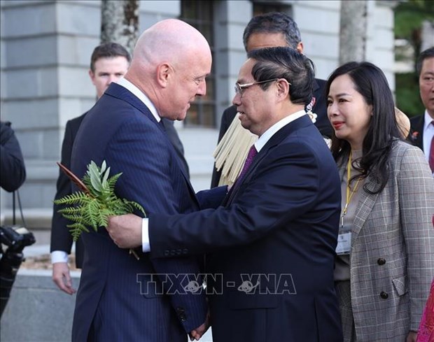 New Zealand Prime Minister chairs welcome ceremony for Vietnamese counterpart