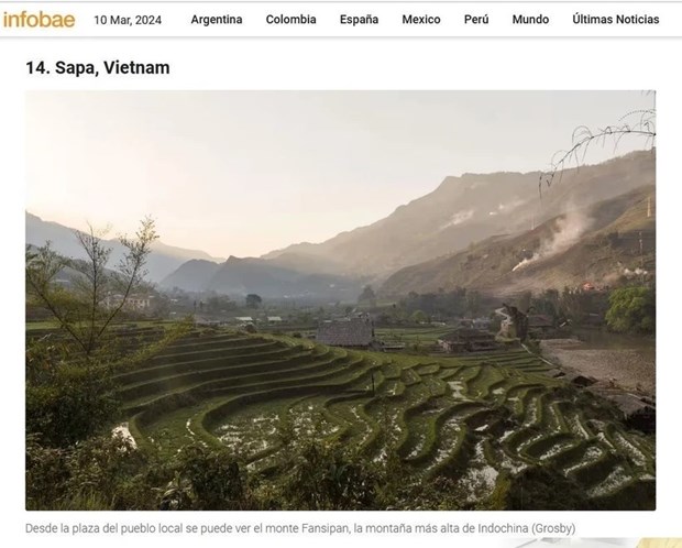 Argentine media highly values Sapa s beauty