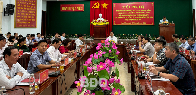 Quy Nhon City Party Committee organize conference on studying Ho Chi Minh’s ideology