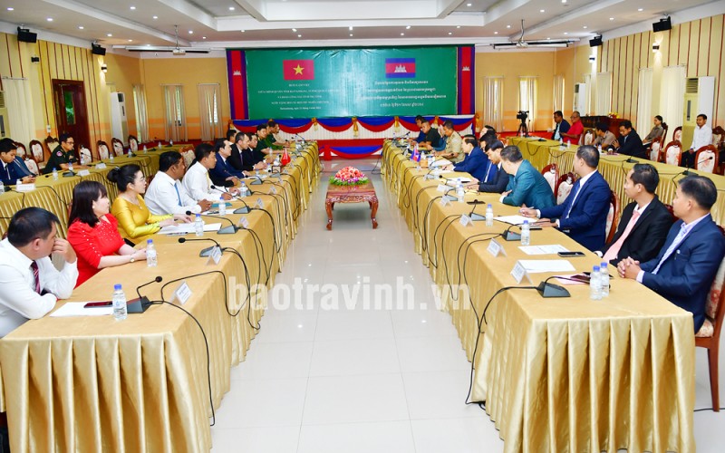 Tra Vinh strengthens human resource training in agriculture and language with Cambodian province