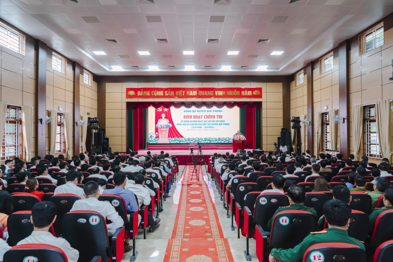 58th anniversary of Uncle Ho sending a letter of praise to ethnic groups in Que Phong district