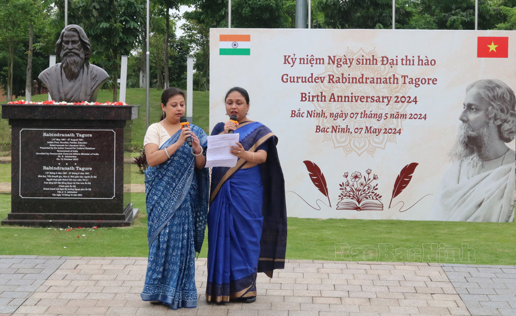 Great poet Tagore commemorated in Bac Ninh province