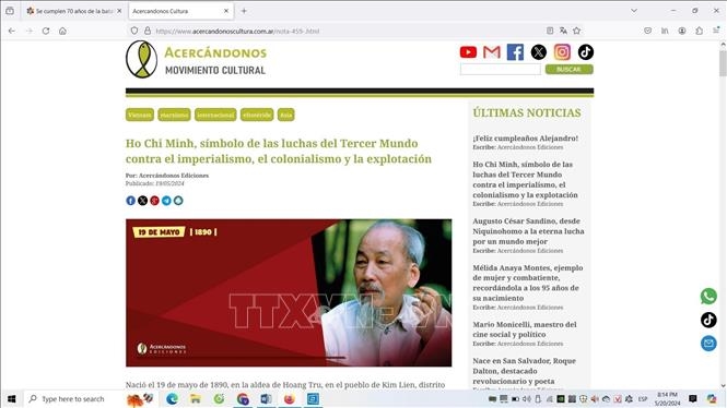 Argentinean media praises President Ho Chi Minh
