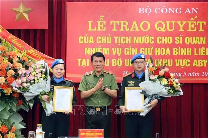 Two more public security officers sent to UN peacekeeping operations