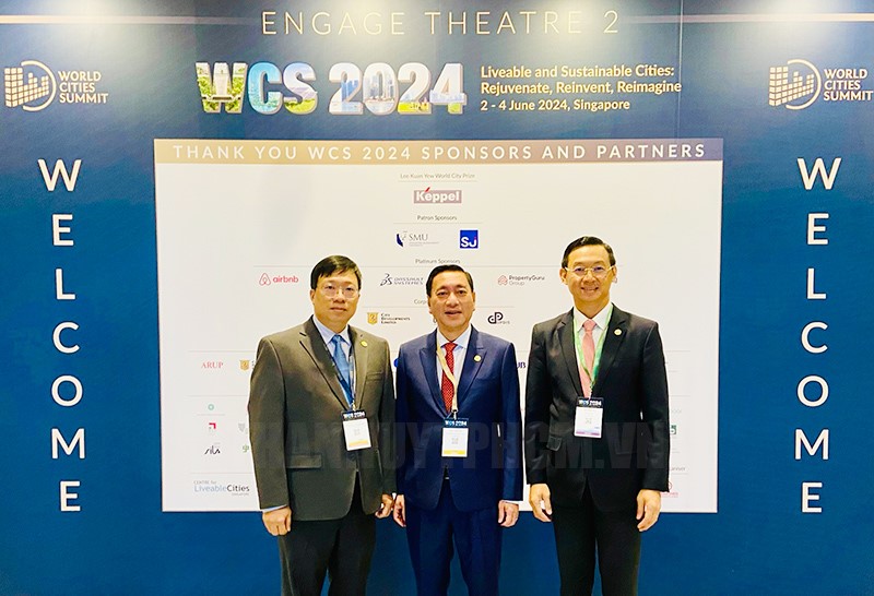Ho Chi Minh City’s leader attends 2024 World Cities Summit in Singapore