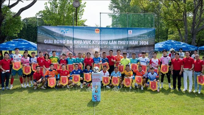 Football tournament for Vietnamese community in Japan’s Kyushu launched