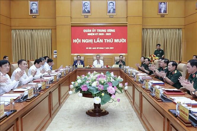 Central Military Commission holds 10th conference in Hanoi