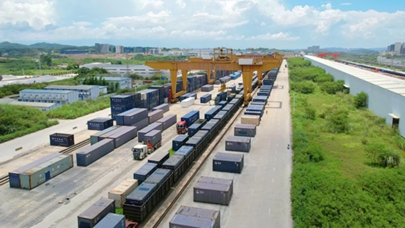 Vietnam-China container transport surges in first half of 2024
